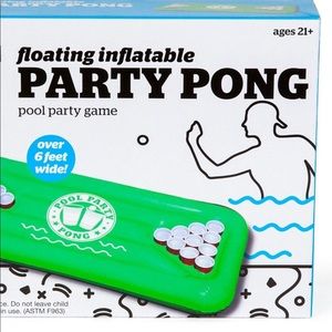 ☀️ Pool Party Pong! Perfect beer pong game pool float